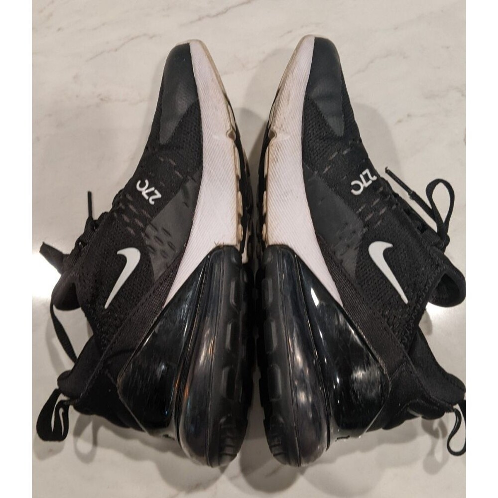 Wmn's NIKE Air Max 270 Black/White Breathable Mesh Lightweight Running Shoe 7.5 - Picture 13 of 14